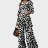 Luna | Chic Longline Blouse & Pants Set