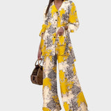 Luna | Chic Longline Blouse & Pants Set