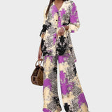 Luna | Chic Longline Blouse & Pants Set