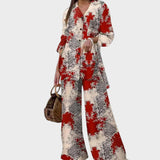 Luna | Chic Longline Blouse & Pants Set