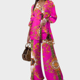 Luna | Chic Longline Blouse & Pants Set