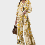 Luna | Chic Longline Blouse & Pants Set